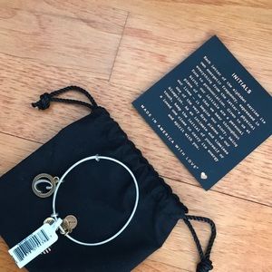 Never worn C-initial Alex & Ani bracelet